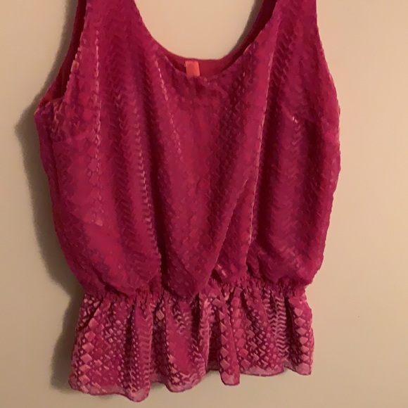 Pink Peplum Tank 💖 - Picture 6 of 6